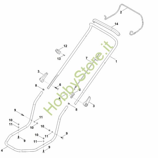 Picture of A - Manubrio RM 2.1 R