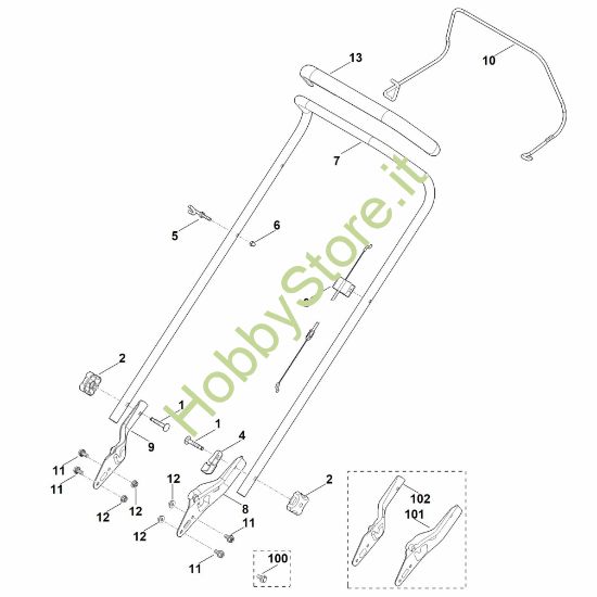 Picture of A - Manubrio RM 248.0