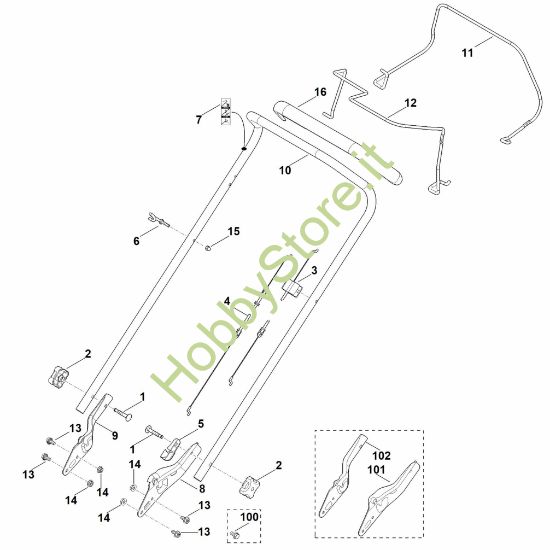 Picture of A - Manubrio RM 248.0 T