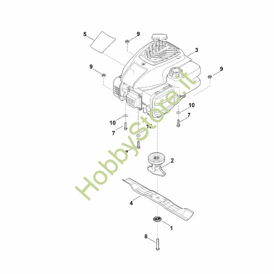 Picture of D - Motore, lama RM 248.1 T