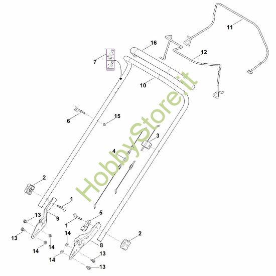 Picture of A - Manubrio RM 253.1 T