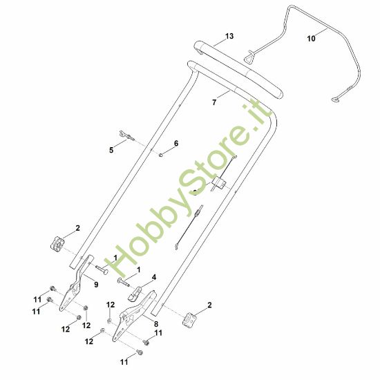 Picture of A - Manubrio RM 253.2