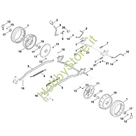 Picture of D - Regolazione altezza asse posteriore RM 4.0 RTP
