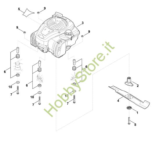 Picture of D - Motore, lama RM 443.0