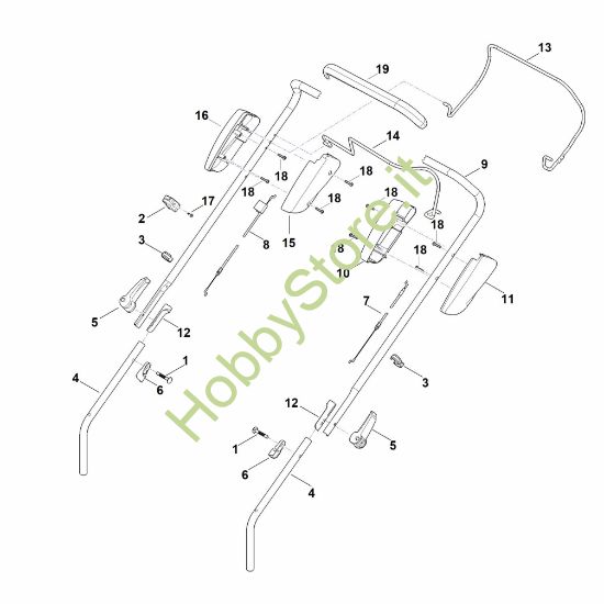 Picture of A - Manubrio RM 443.0 T