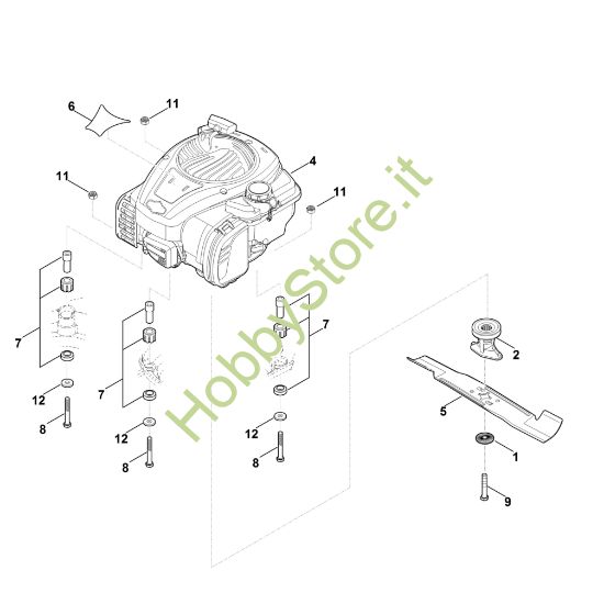 Picture of D - Motore, lama RM 448.0 T