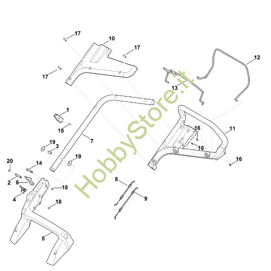 Picture of A - Manubrio RM 448.0 TC