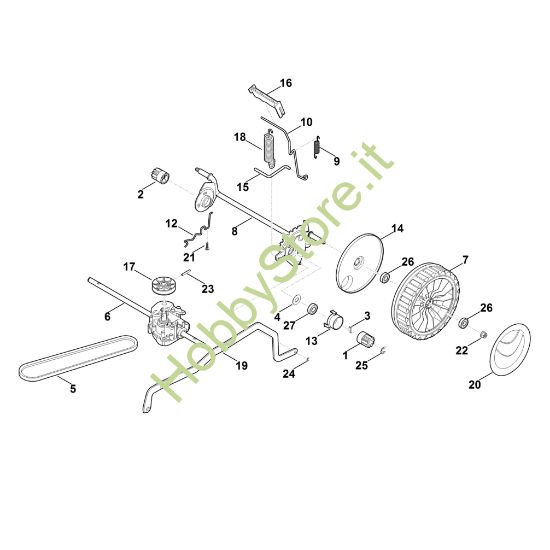 Picture of C - Regolazione altezza asse posteriore RM 448.0 TX