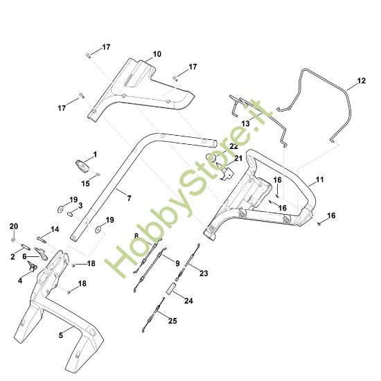 Picture of A - Manubrio RM 448.0 VC