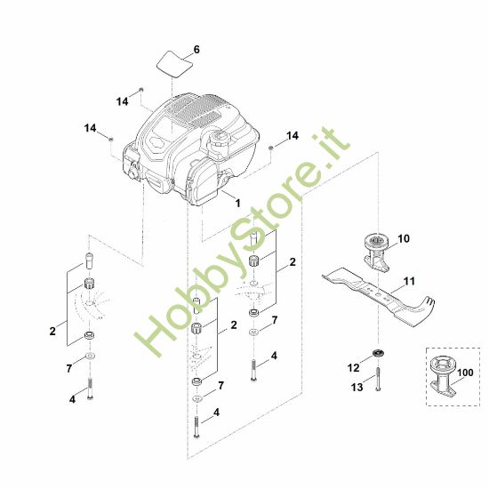 Picture of F - Motore, lama RM 545.0 T