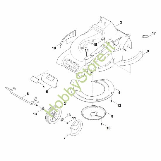 Picture of D - Scocca, asse anteriore RM 545.0 V