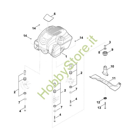 Picture of F - Motore, lama RM 545.0 VR