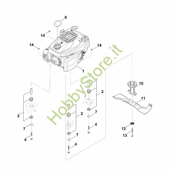 Picture of F - Motore, lama RM 545.1 T