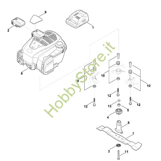 Picture of F - Motore, lama RM 650.0 VE