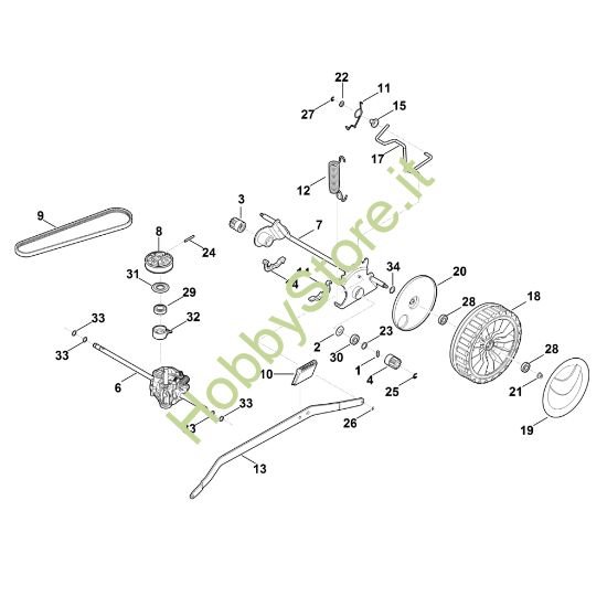 Picture of E - Asse posteriore, cambio RM 655.0 V
