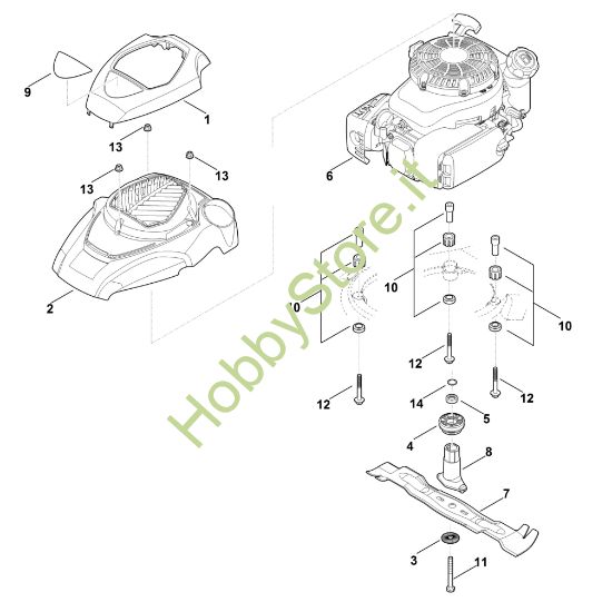 Picture of F - Motore, lama RM 655.0 V