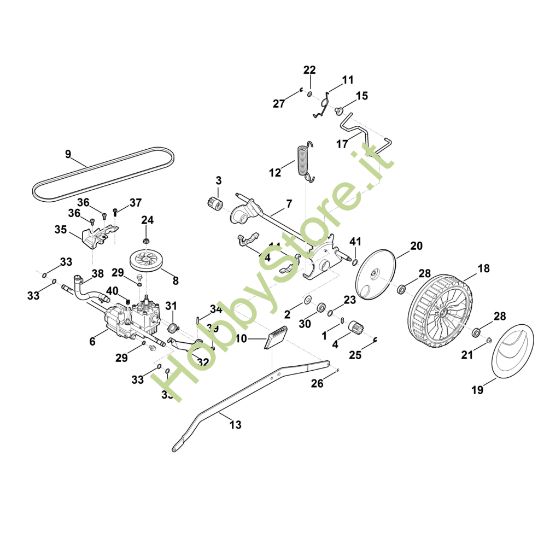 Picture of E - Asse posteriore, cambio RM 655.0 YS