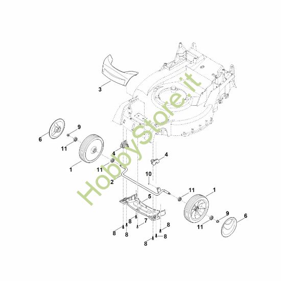 Picture of D - Asse anteriore, copertura RM 655.1 RS