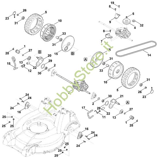 Picture of E - Regolazione altezza posteriore, trazione RM 756.0 GC