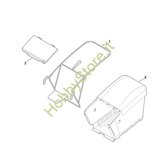 Picture of H - Cesto raccolta erba RM 756.0 GS
