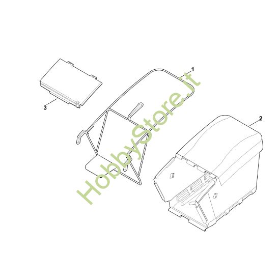 Picture of H - Cesto raccolta erba RM 756.0 YC