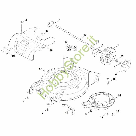 Picture of C - Scocca, asse posteriore RMA 2.1 RT