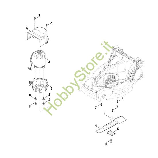 Picture of D - Motore, lama RMA 235.0