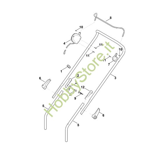 Picture of A - Manubrio RMA 443.0