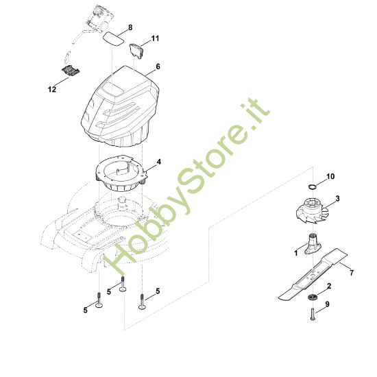Picture of D - Motore, lama RMA 443.1 PC