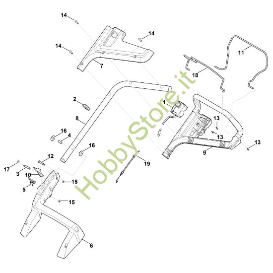Picture of A - Manubrio RMA 443.1 TC