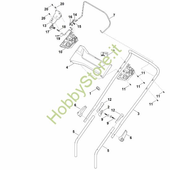 Picture of A - Manubrio RMA 443.2