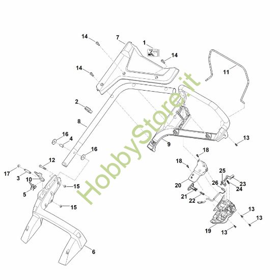 Picture of A - Manubrio RMA 443.2 C