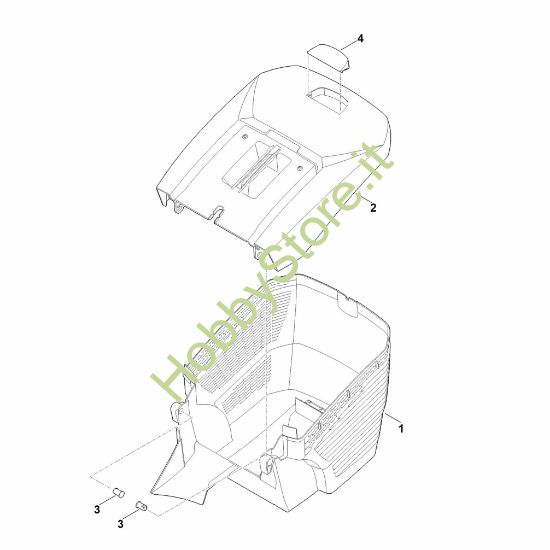 Picture of E - Cesto raccolta erba RMA 443.2 C