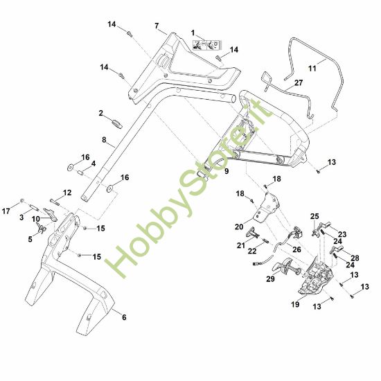 Picture of A - Manubrio RMA 443.2 PV