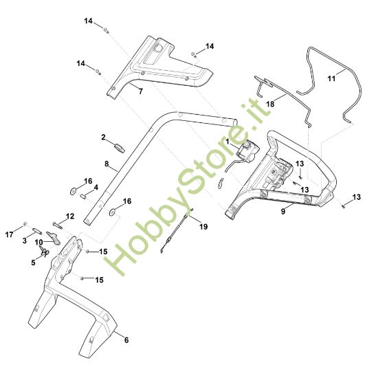Picture of A - Manubrio RMA 448.0 TC