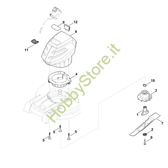 Picture of D - Motore, lama RMA 448.1 PC