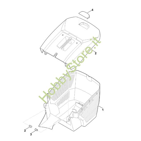 Picture of E - Cesto raccolta erba RMA 448.1 TC