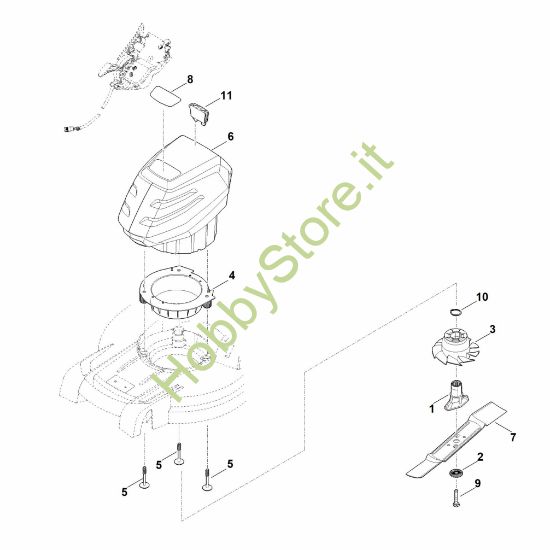 Picture of D - Motore, lama RMA 448.2 VC