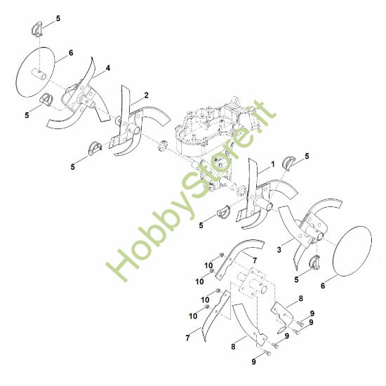 Picture of F - Set di zappatura MH 445.1 R