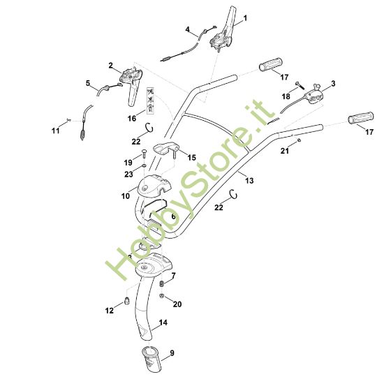 Picture of A - Manubrio MH 585.0