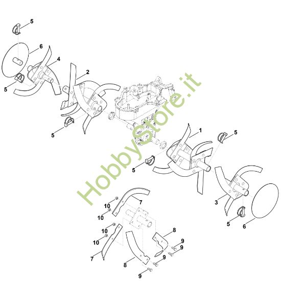 Picture of F - Set di zappatura MH 685.0