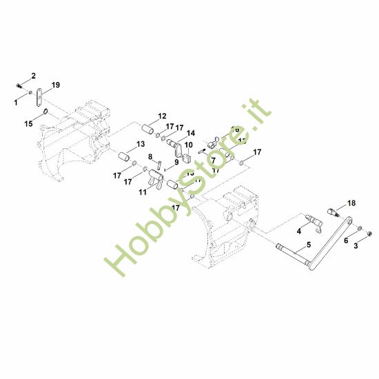 Picture of E - Cambio - Albero comando innesto marce MH 700.1