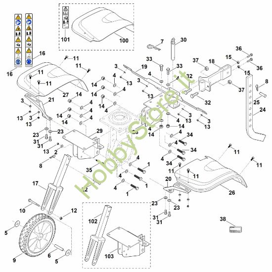 Picture of C - Copertura, Autotelaio MH 710.0