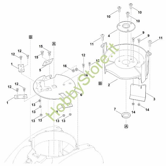 Picture of F - Set lame (cippatura) GH 460.1 C