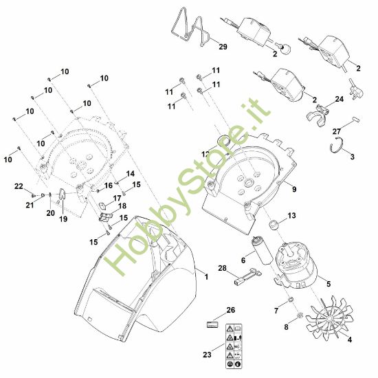 Picture of B - Corpo, Elettromotore GHE 250.0 S
