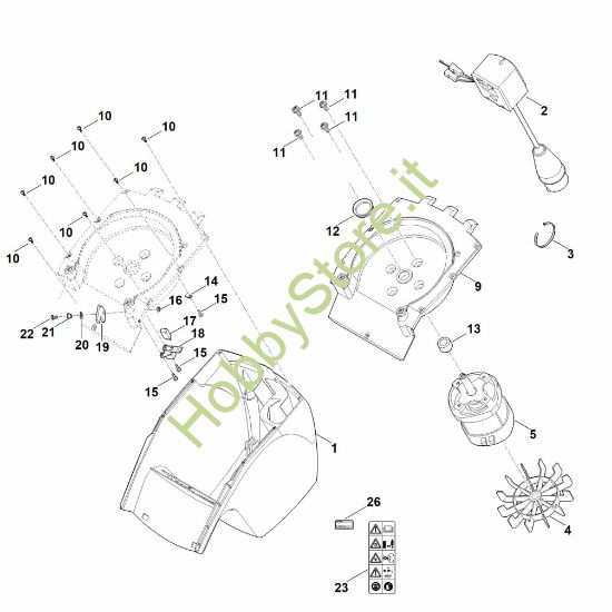 Picture of B - Corpo, Elettromotore GHE 260.0
