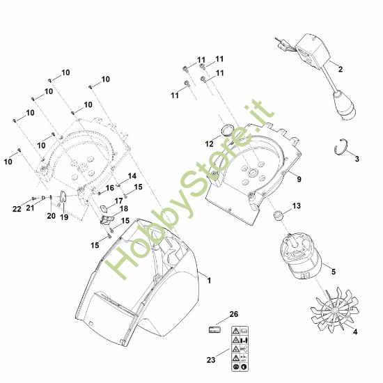 Picture of B - Corpo, Elettromotore GHE 260.0 S