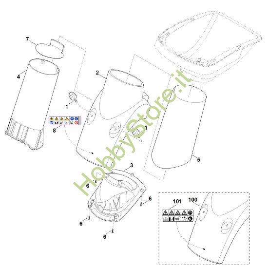 Picture of B - Parte inferiore imbuto GHE 355.0