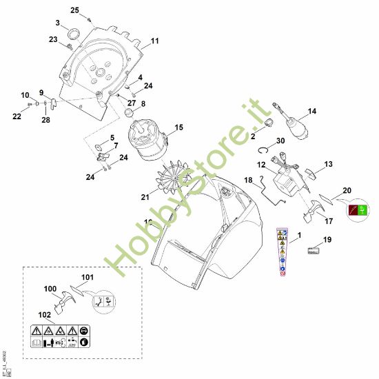 Picture of C - Corpo, Elettromotore GHE 375.0
