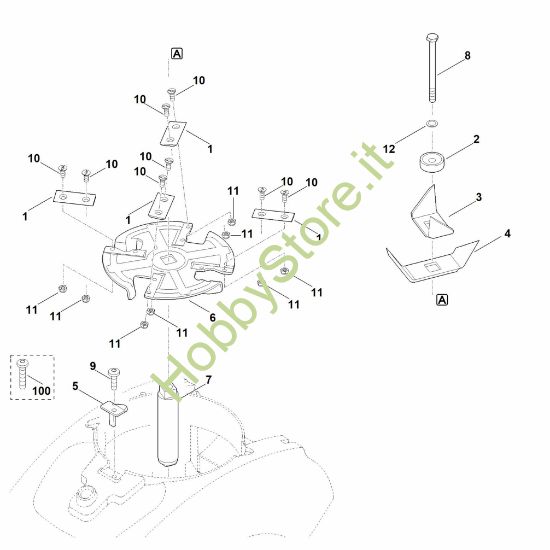 Picture of E - Set lame (triturazione) GHE 450.0
